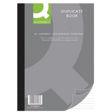 Q CONNECT 8"x5" DUPLICATE ORDER BOOK