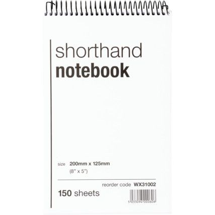 SHORTHAND NOTEBOOK 150-PA GE