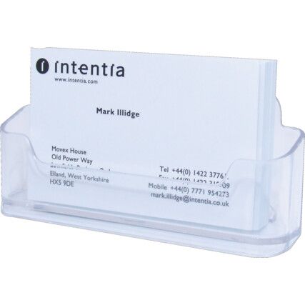 Clear Business Card Holder
