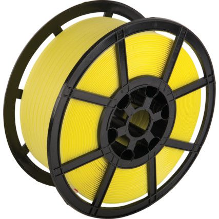 Polypropylene Banding - Yellow - 12mm x 0.9mm x 1000M - TT55YEL