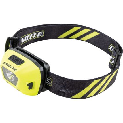 Head Torch, LED, Rechargeable, 275lm, 95m Beam Distance, IPX5