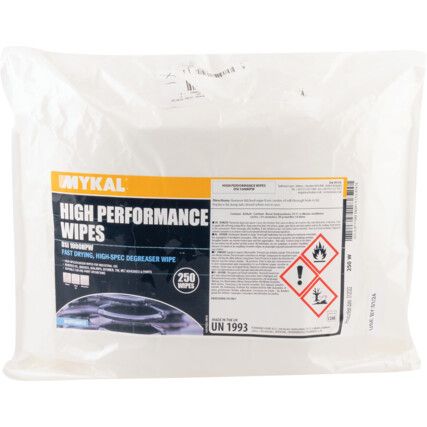 High Performance Wipes, Refill, Pack of 250