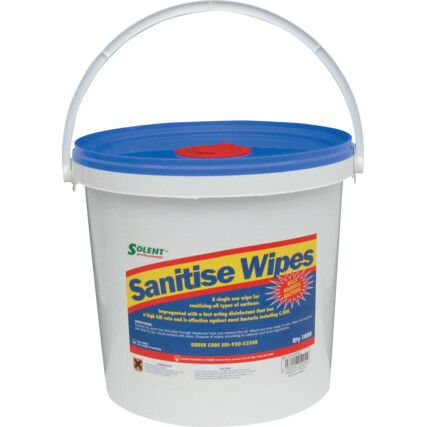 Sanitising Wipes Pack of 1000