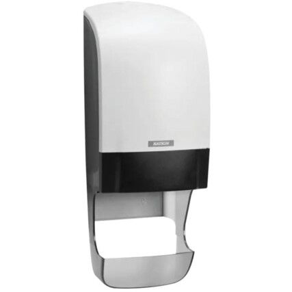 INCLUSIVE System Toilet Dispenser with Core Catcher, White