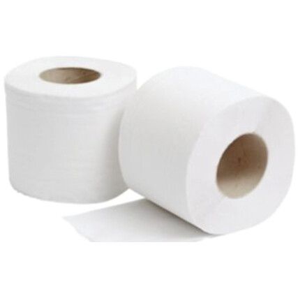 Toilet Rolls, White, 2-Ply, Pack of 36