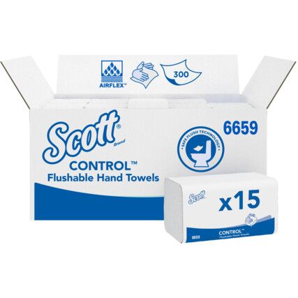 Performance White Hand Towels (15 Sleeves)