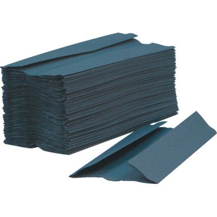 SCZ022-1B Blue 1-Ply C-Fold Towels (2800)