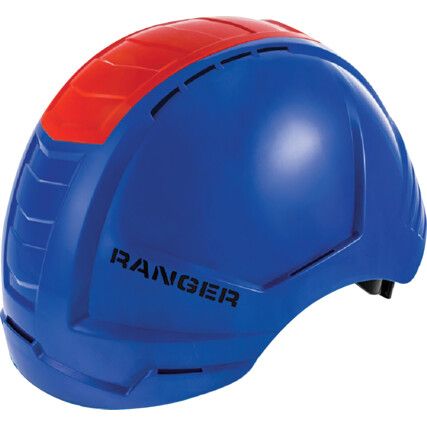 Ranger Blue Safety Helmet with Red Crash Box