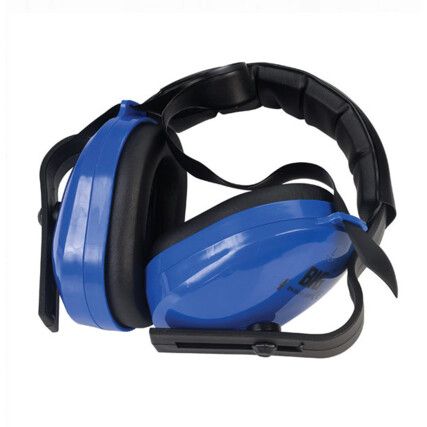 Big Blue, Ear Defenders, Over-the-Head, No Communication Feature, Blue Cups