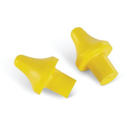 Disposable Ear Plugs, Replacement Pods, 21dB, Yellow, Foam, Pk-10