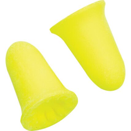 E-A-RSoft™ FX™, Disposable Ear Plugs, Uncorded, Not Detectable, Flared Bullet, 39dB, Yellow, Foam, Pk-200 Pairs