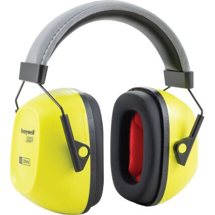 Ear Defenders, Over-the-Head, No Communication Feature, Yellow Cups