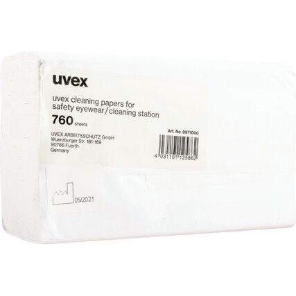 Lens Cleaning Tissues, For Use With Glasses/Goggles