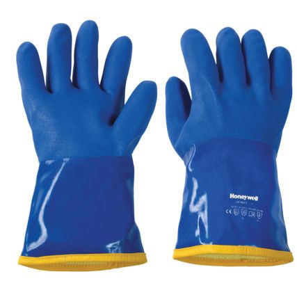 2006433 Winter Pro, Cold Resistant Gloves, Blue, Cotton Liner, PVC Coating, Size 10