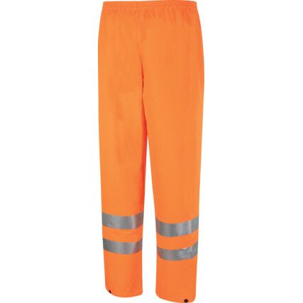 Hi-Vis Breathable Trousers, EN20471, Orange , 2XL
