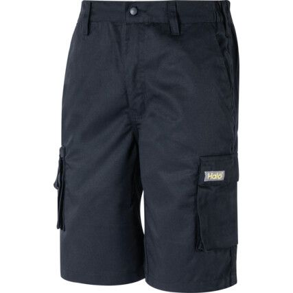 Cargo Shorts, Black, 32" Waist, Polycotton