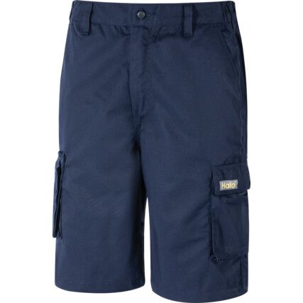 Cargo Shorts, Navy Blue, 36" Waist, Polycotton