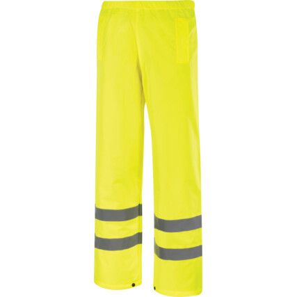 Hi-Vis Rip-Stop Trousers, EN20471, Yellow, Large