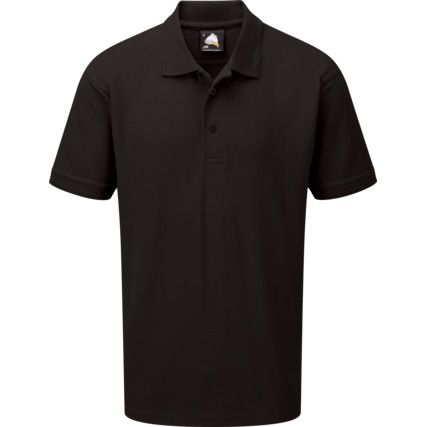 Eagle, Polo Shirt, Unisex, Black, Cotton/Polyester, Short Sleeve, XS