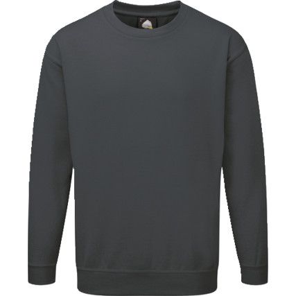 Kite, Sweatshirt, Charcoal, Cotton/Polyester, M