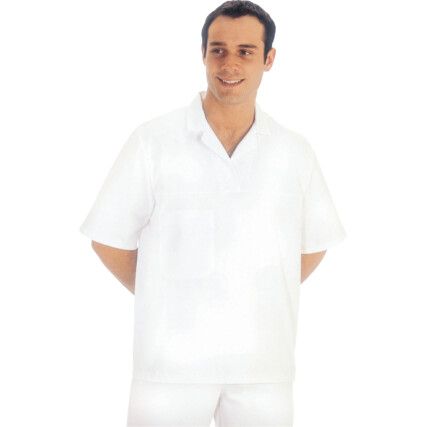 T-Shirt, Men, White, Fortis Plus, Short Sleeve, L