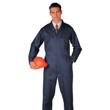 Euro Work™, Boilersuit, Unisex, Navy Blue, Cotton/Polyester, Chest 44-46", Tall, L