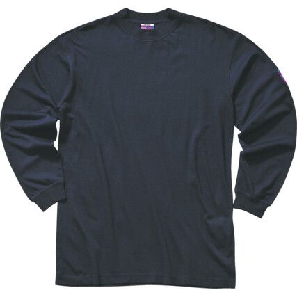 T-Shirt, Men, Navy Blue, Short Sleeve, S