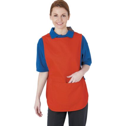 Tabard, Reusable, Red, Cotton/Polyester, S
