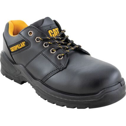 Striver, Safety Shoes, Men, Black, Leather Upper, Steel Toe Cap, S3, SRC, Size 7