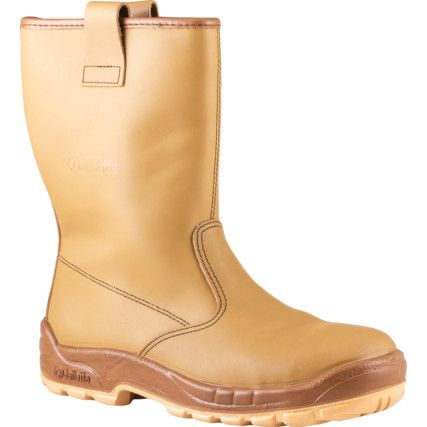 Jalaska, Rigger Boots, Men, Tan, Leather Upper, Steel Toe Cap, S3, Size 6