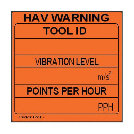 Amber Hav Self Write Adhesive Labels 51mm x 51mm