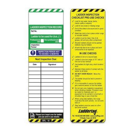 Laddertag® Inserts - Pack of 10
