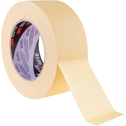 501E Masking Tape, Crepe Paper, 48mm x 50m, Cream