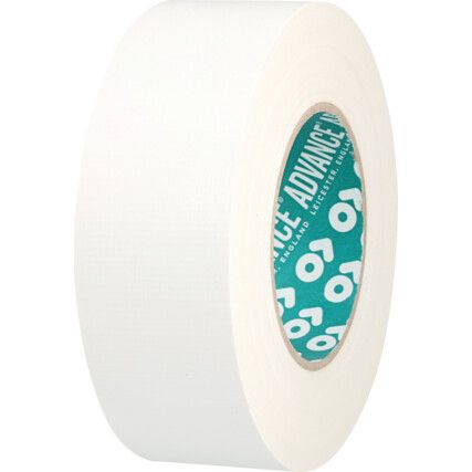 AT175 Duct Tape, Polycloth, White, 50mm x 50m