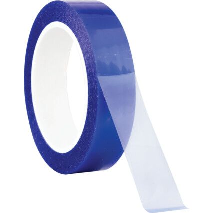 Scotch® Polyester Tape, Polyester, Blue, 25mm x 66m