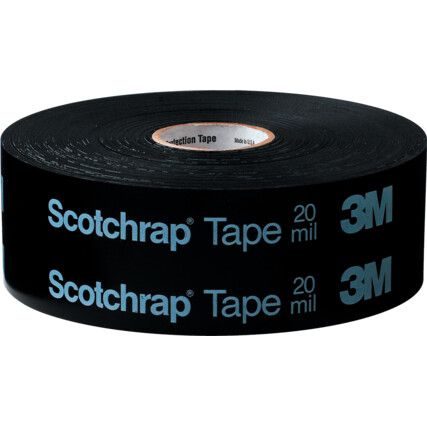 Scotchrap™ 51 Anti Corrosion Tape, PVC, Black, 25mm x 30.5m