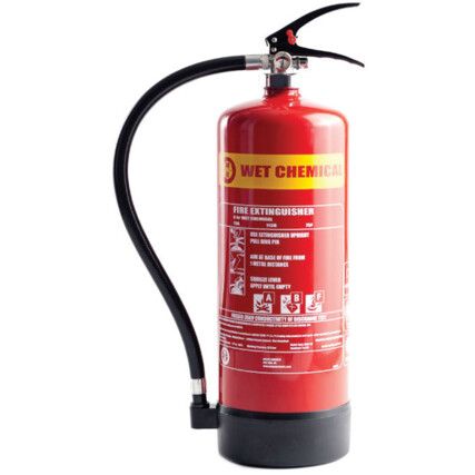 Wet Chemical Fire Extinguisher, Class AB, 6L
