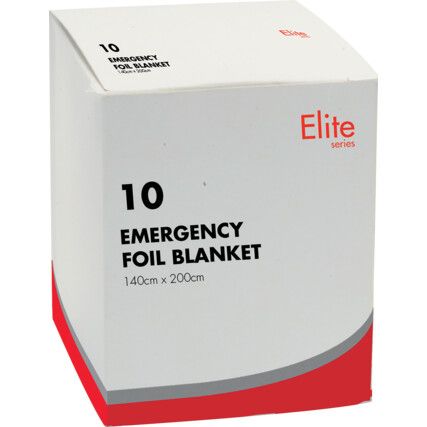 Emergency Foil Blankets, Pack of 10