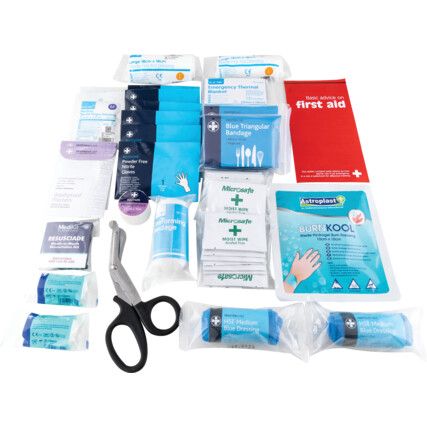 First Aid Kit Refill, First Aid Kit Refill, 100 Persons, BS8599-1:2019 Compliant