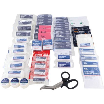First Aid Kit Refill, First Aid Kit Refill, 100+ Persons, BS8599-1:2019 Compliant