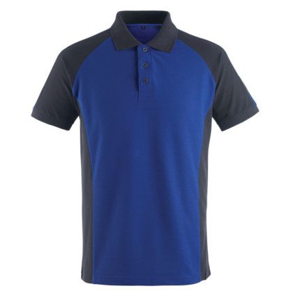 UNIQUE, Polo Shirt, Unisex, Royal Blue/Navy Blue, Cotton/Polyester, Short Sleeve, XL