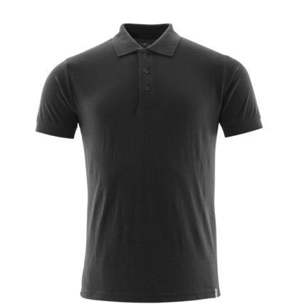 CROSSOVER SUSTAINABLE POLO SHIRT BLACK (S)